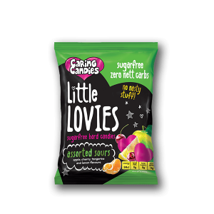 Caring Candies Sugarfree Assorted Sour Little Lovies