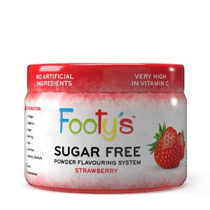 Footys Sugar Free Powder Flavouring System 170g Strawberry